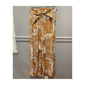 Fringe Orange Paisley Pants CoCo Rose Boutique